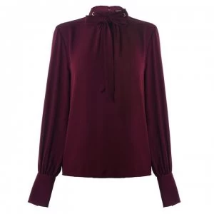 Biba Pussybow Blouse - Purple