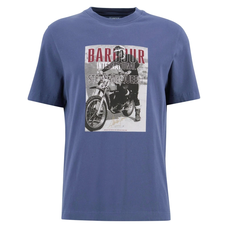 Image of Barbour International Mens Arnes T-Shirt Oceana male 2XL