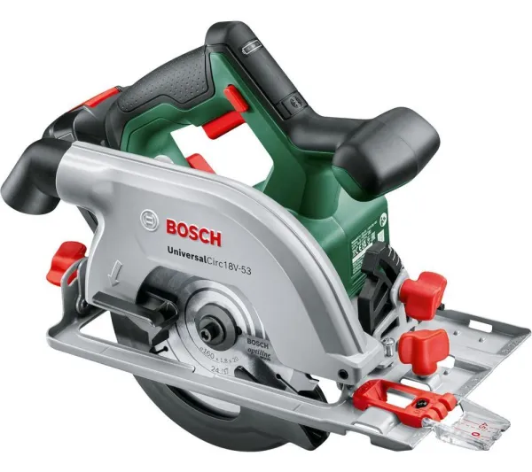 image of Bosch UniversalCirc 18V-53 Cordless Circular Saw with 1 battery