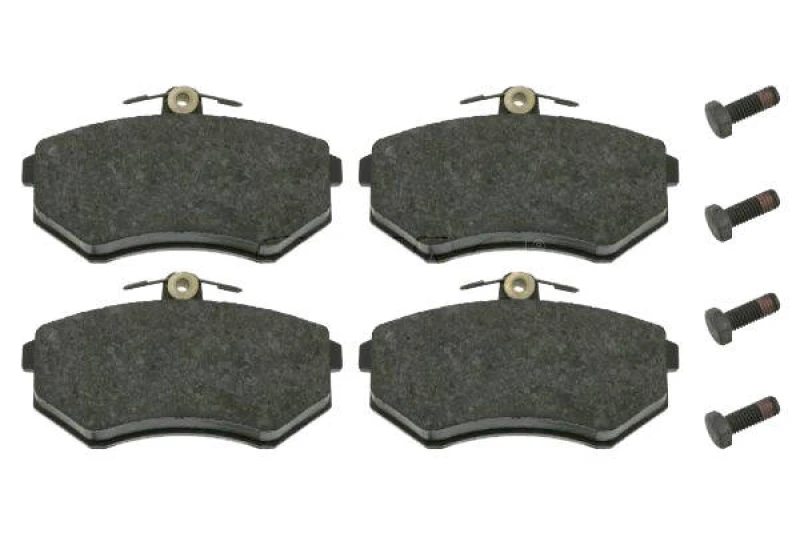 Image of SWAG 30 91 6308 Brake pad set Front Axle, excl. wear warning contact, with bolts/screws Brake Pad Set,disc brake (402)