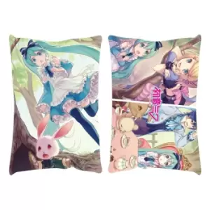 image of Hatsune Miku Pillow Miku in Wonderlan 50 x 35 cm