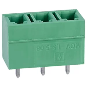 Image of Phoenix Contact 1836309 MCV 1,5/ 3-G-5,08 3 Way Terminal Block Hea...
