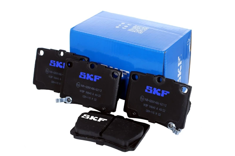 Image of SKF VKBP 90640 A Brake pad set with acoustic wear warning Brake Pad Set,disc brake (402)