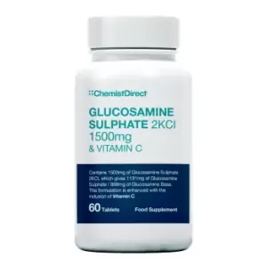 Image of Chemist Direct Glucosamine Sulphate 2KCL 1500 mg & Vitamin C