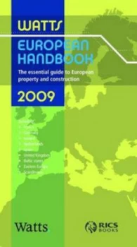 Image of Watts European Handbook 2009 by Watts Group Paperback