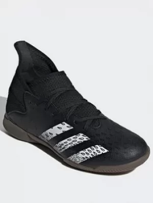 Image of adidas Predator Freak.3 Indoor Boots, Black/White/Beige, Size 1, Men