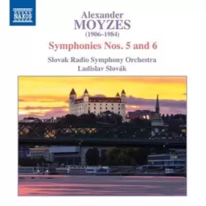 Image of Alexander Moyzes Symphonies Nos 5 and 6 by Alexander Moyzes CD Album
