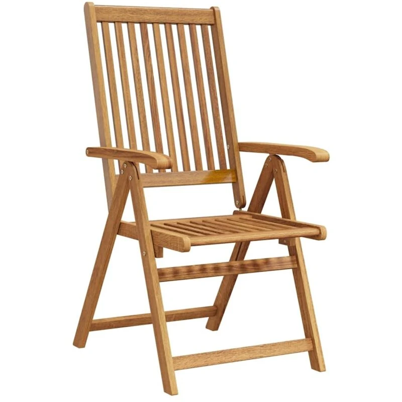 Image of VIDAXL Folding Garden Chairs 4 pcs Solid Acacia Wood vidaXL 8720286297643