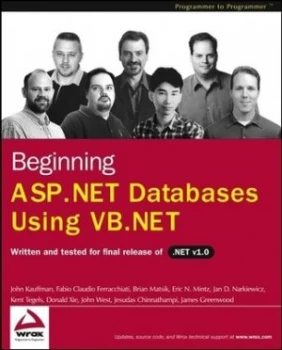 Image of Beginning Asp.Net Databases Using Vb.Net by John Kauffman Paperback
