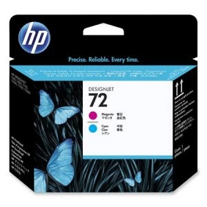 Image of HP 72 Magenta and Cyan Printhead
