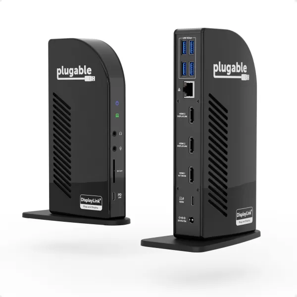 Image of PLUGABLE USBC Triple Display Dock 100W