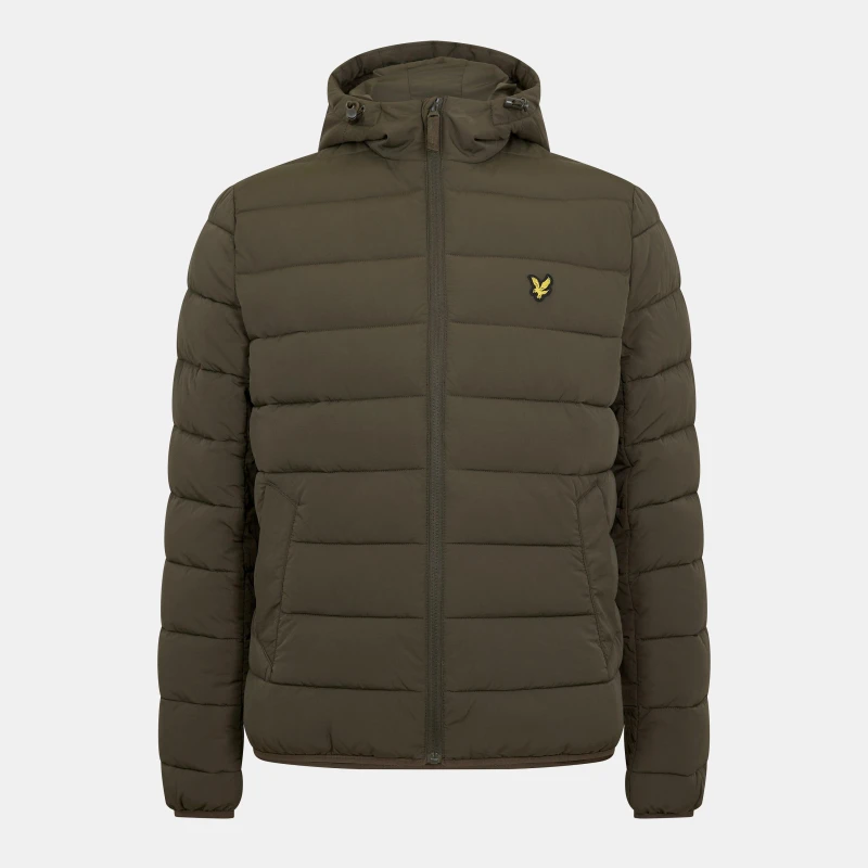 Image of Lyle and Scott Puffer Jacket - Green Green XS
