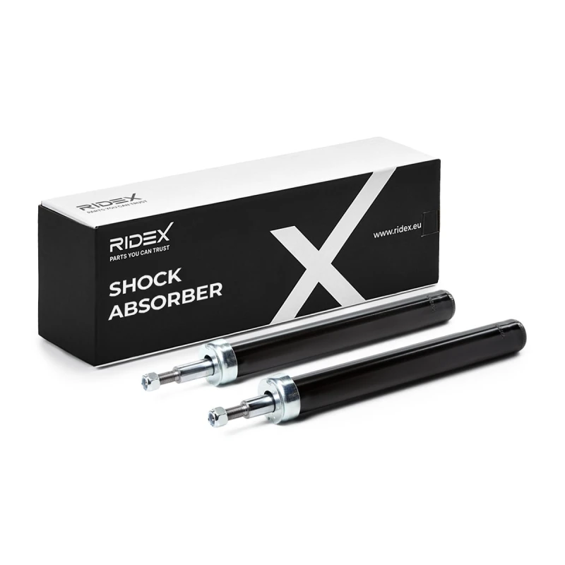 Image of RIDEX 854S18251 Shock absorber Front Axle, Oil Pressure, Twin-Tube, Suspension Strut Insert, Top pin Shock Absorber (854)
