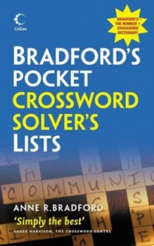 Image of Bradfords Pocket Crossword Solvers Lists by Anne R Bradford Paperback