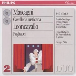 image of Mascagni Cavalleria Rusticana/Leoncavallo Pagliacci by Pietro Mascagni CD Album