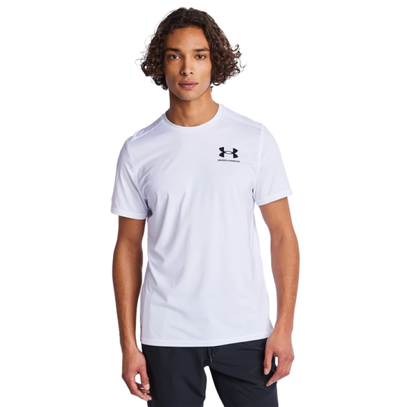 Image of Under Armour Heatgear Fitted T-Shirt White C100 L