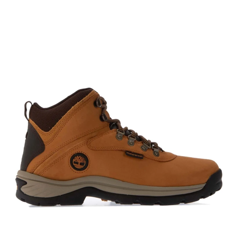 Image of Timberland White Ledge Waterpoof Mid Hiking Boots - Brown Brown 6.5