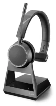 image of Voyager 4210 Office - Headset - Head-band - Office/Call center - Black - Monaural - PTT,Play/pause,Track <,Track >,Volume +,Volume -