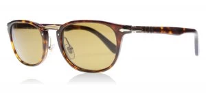 image of Persol PO3127S Sunglasses Havana 24/57 Polarized 52mm