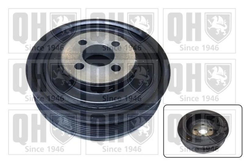 Image of QUINTON HAZELL Crankshaft pulley QUINTON HAZELL QCD164
