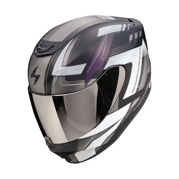 Image of Scorpion EXO-391 Captor Matt Black Chameleon Full Face Helmet Size 2XL