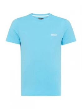 Image of Mens Barbour International Small Logo T Shirt Aqua