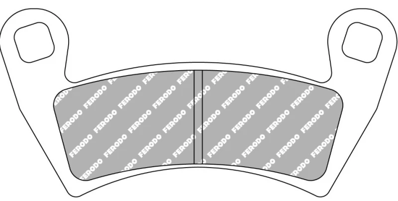 Image of FERODO FDB2263SG Brake pad set Rear Axle Brake Pad Set,disc brake (402)