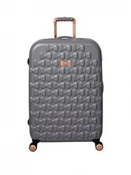 Image of Ted Baker Beau Large 4 Wheel Grey Suitcase