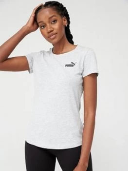 Image of Puma Essential Small Logo T-Shirt - Grey