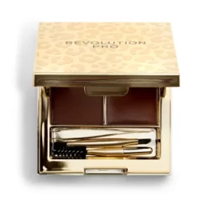 Image of Revolution Pro Ultimate Brow Sculpt Kit Soft Brown