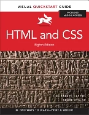 Image of html and css visual quickstart guide