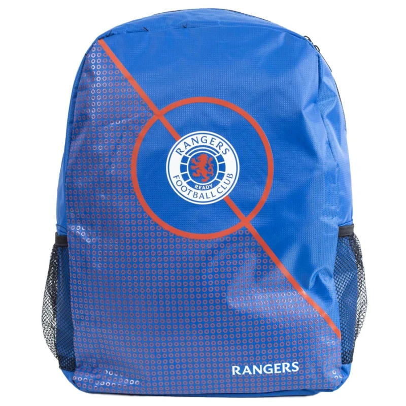 Image of Rangers FC Mens Centre Spot Backpack in Red Red Male