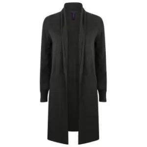 Image of Henbury Womens/Ladies Long Line Open Cardigan (XXL) (Navy)