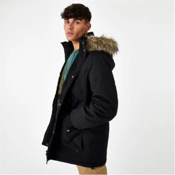 Image of Jack Wills Eco Linchfield Parka Jacket - Black