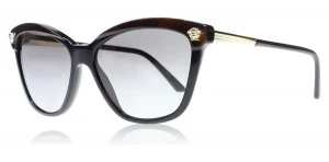 image of Versace VE4313 Sunglasses Black / Brown 5180/11 57mm