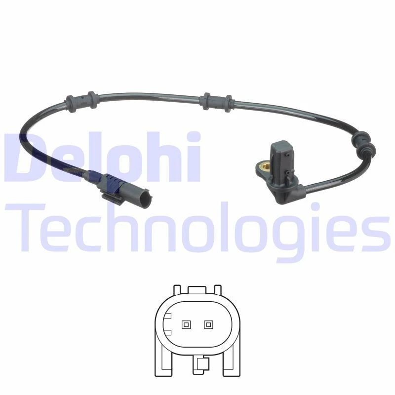 Image of DELPHI ABS sensor DELPHI SS20593