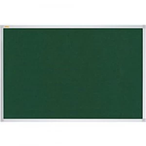 Image of Franken Wall Mountable Notice Board Valueline 150 x 120cm Green