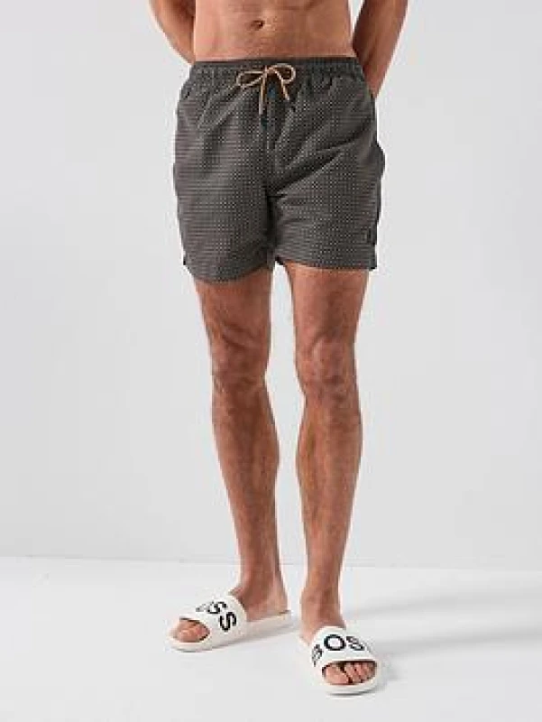 Image of Boss Mens Swim Shorts Swim Shorts S Black 35222303350