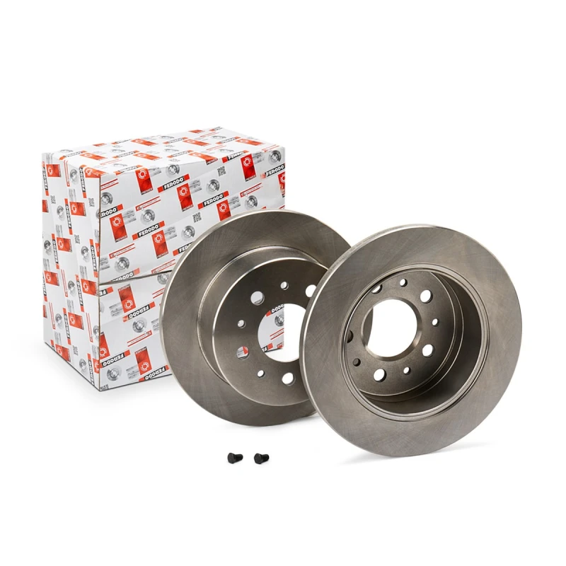 Image of FERODO DDF1653 Brake disc solid, Oiled, with bolts/screws Brake Disc (82)