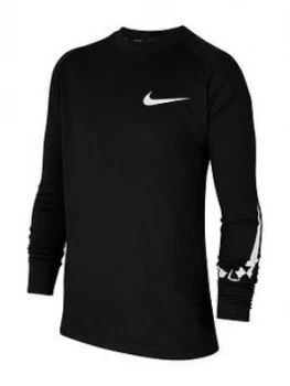 Image of Nike Older Boys Comfort Fleece - Black/White