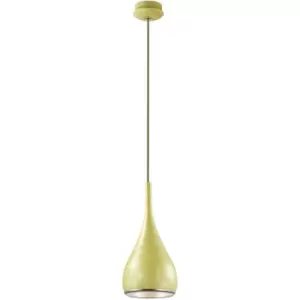Image of Italux Lighting - Italux Gemma Modern 1 Light Dome Pendant Ceiling Light, E27