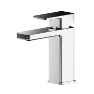 image of Nuie Windon Eco Mono Basin Mixer With Push Button Waste - Chrome