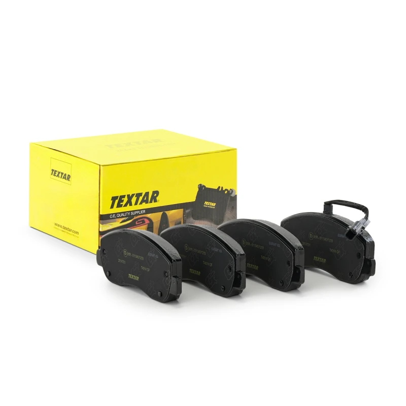 Image of TEXTAR 2514701 Brake pad set Q+ with integrated wear warning contact Brake Pad Set,disc brake (402)