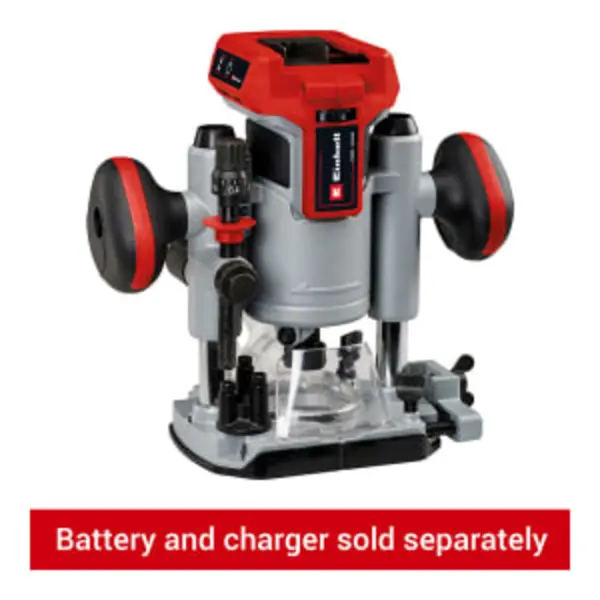 Image of Einhell Power X-Change 18V Cordless Brushless Palm / Trim Router Set - Bare