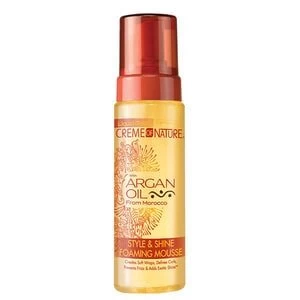 Image of Creme of Nature Argan Oil Style and Shine Foaming Mousse 207ml