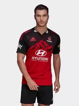 Image of adidas Crusaders Rugby Replica Home Jersey, Red Size XS Men