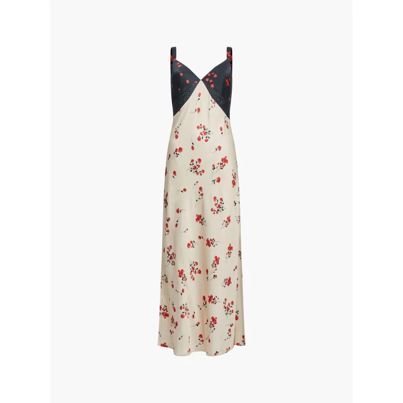 Image of French Connection Womens Ennis Slip Dress Floramour female 8 (XS)