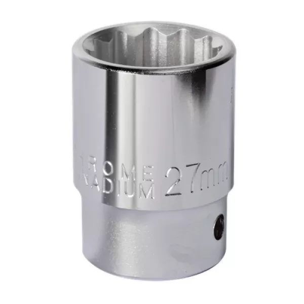 image of Genuine SEALEY S34/27 WallDrive&#174; Socket 27mm 3/4Sq Drive