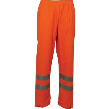Image of Hi-vis Breathable Orange Trousers (M) - Tuffsafe