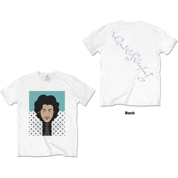 Image of Prince - Lovesexy Unisex Large T-Shirt - White